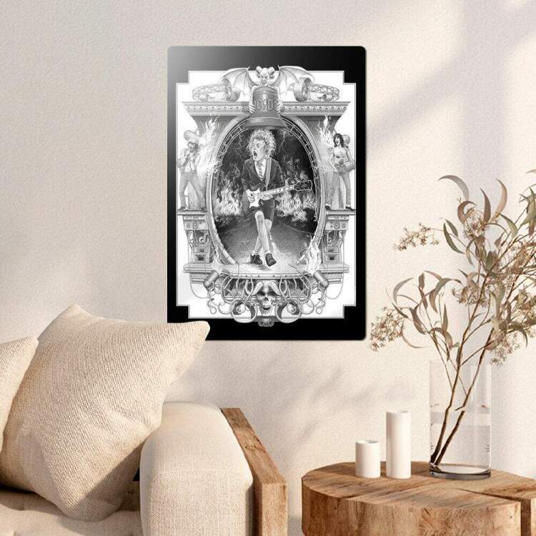 Placa Decorativa Banda ACDC