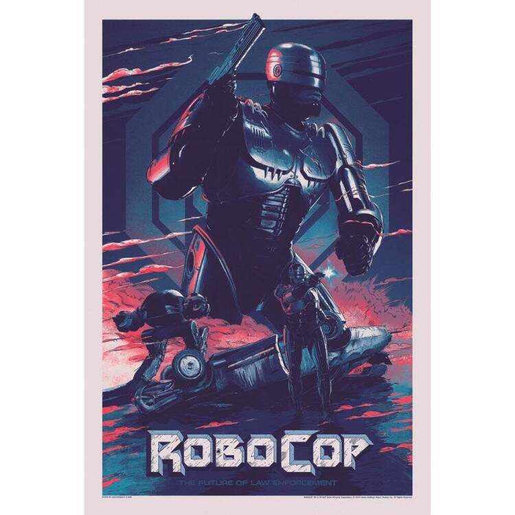 Placa Decorativa Robocop O Policial do Futuro