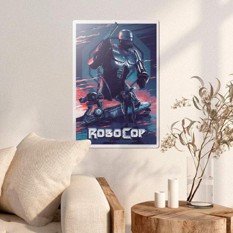 Placa Decorativa Robocop O Policial do Futuro