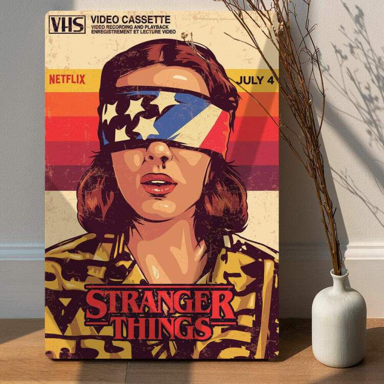 Placa Decorativa Stranger Things