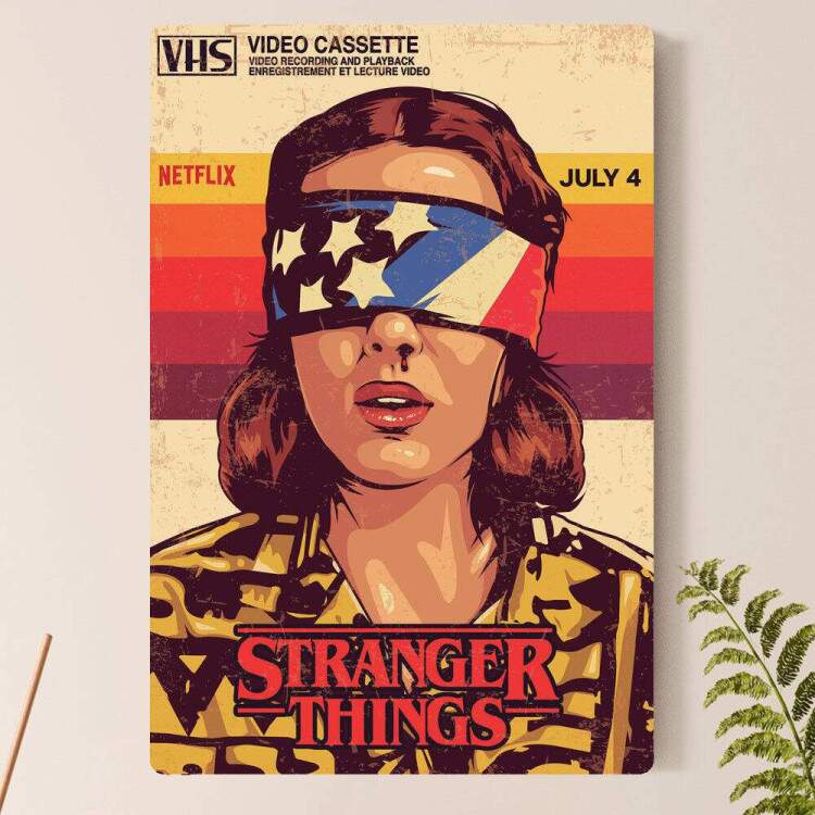 Placa Decorativa Stranger Things