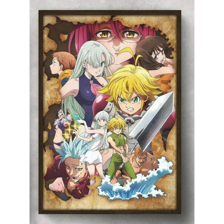 Quadro Decorativo Nanatsu no Taizai