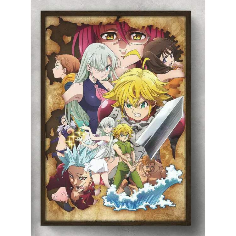 Quadro Decorativo Nanatsu no Taizai 17