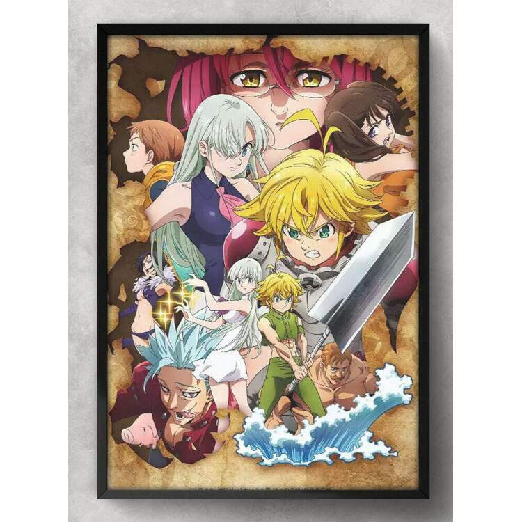 Quadro Decorativo Nanatsu no Taizai