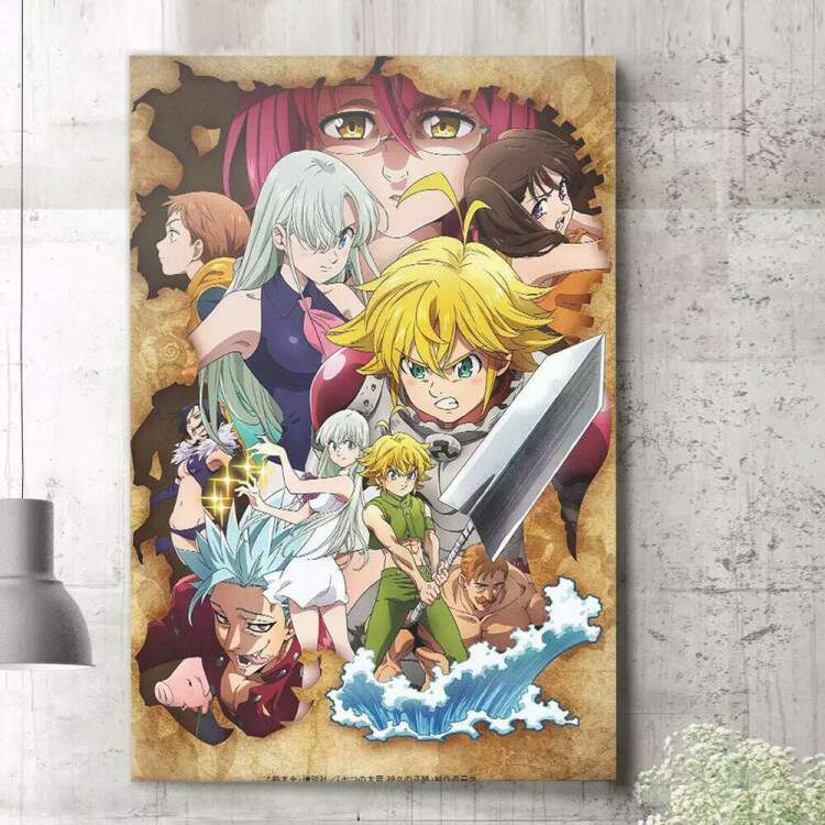 Quadro Decorativo Nanatsu no Taizai