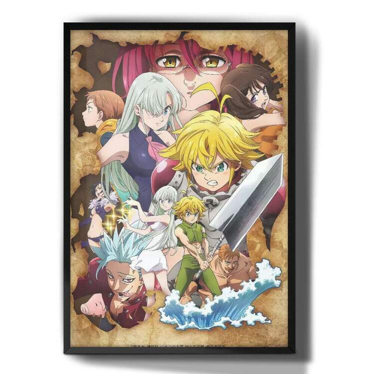 Quadro Decorativo Nanatsu no Taizai