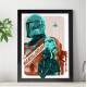 Quadro Decorativo Star Wars O Mandaloriano