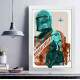 Quadro Decorativo Star Wars O Mandaloriano