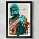 Quadro Decorativo Star Wars O Mandaloriano