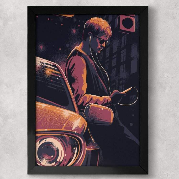Quadro Decorativo Em Ritmo de Fuga