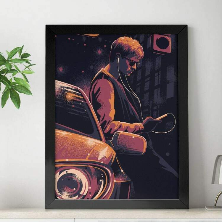 Quadro Decorativo Em Ritmo de Fuga