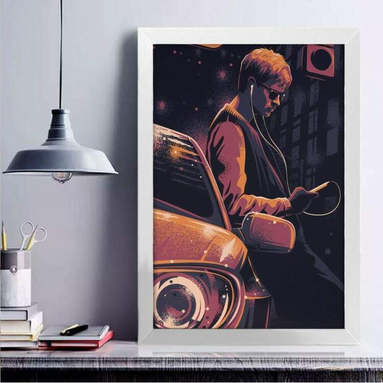 Quadro Decorativo Em Ritmo de Fuga