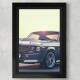 Quadro Decorativo Desenho de Mustang