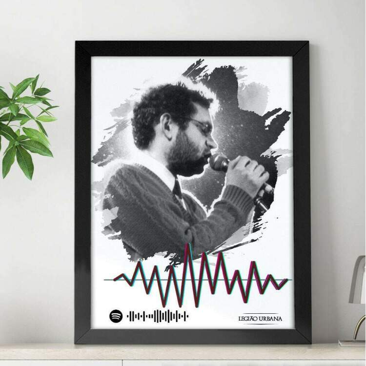 Quadro Decorativo Spotify Music Legio Urbana