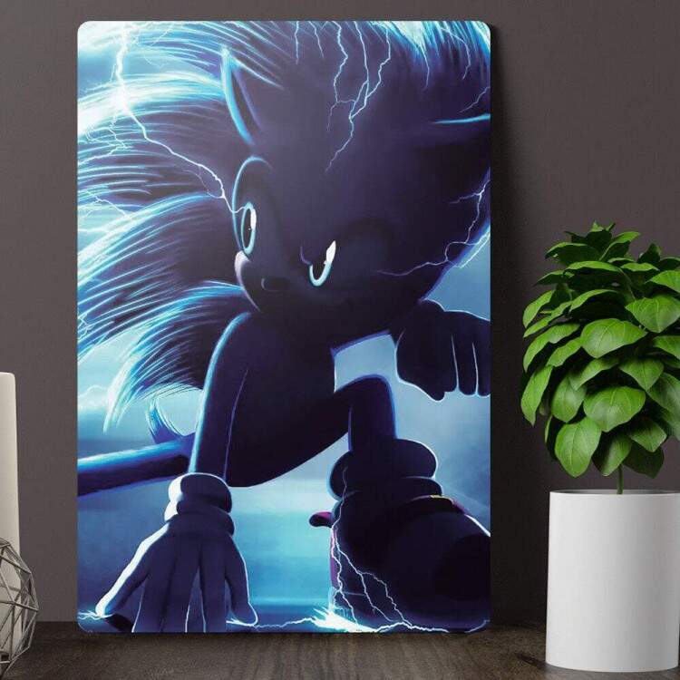 Placa Decorativa Sonic