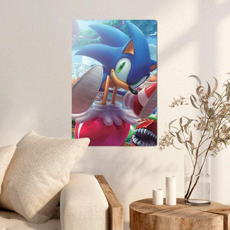 Placa Decorativa Sonic