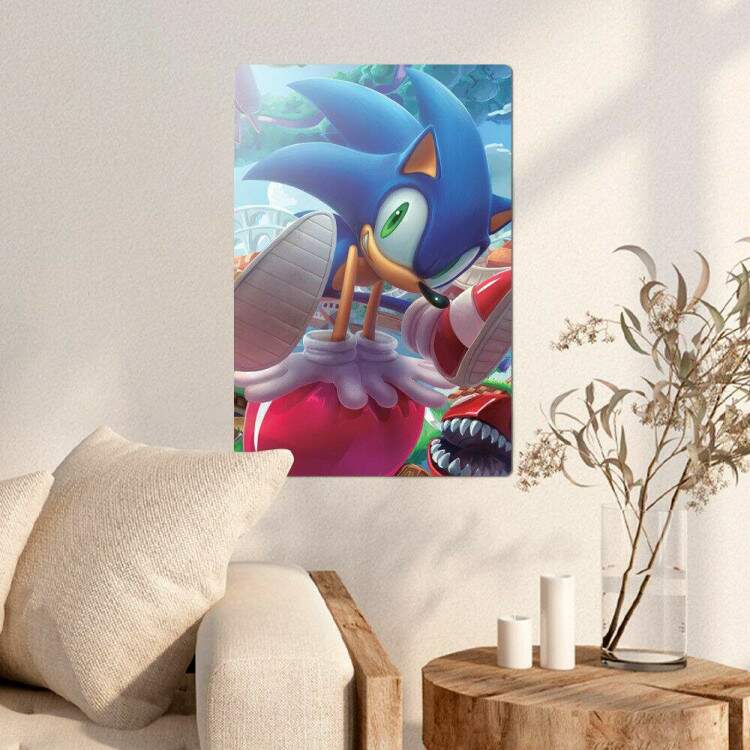 Placa Decorativa Sonic 25