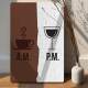 Placa Decorativa Caf� Vinho para Ambientes Descontra�dos