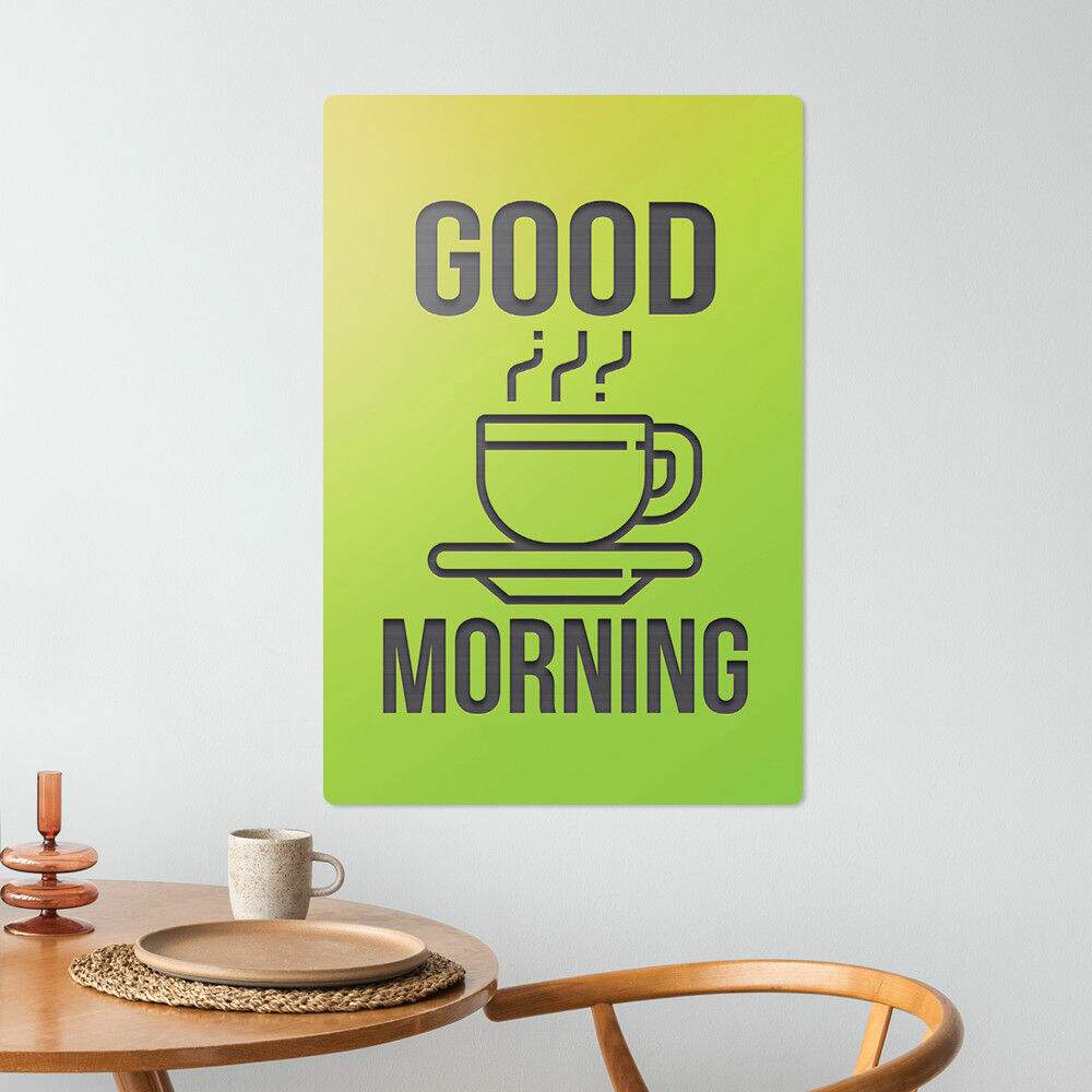 Placa Decorativa Good Morning