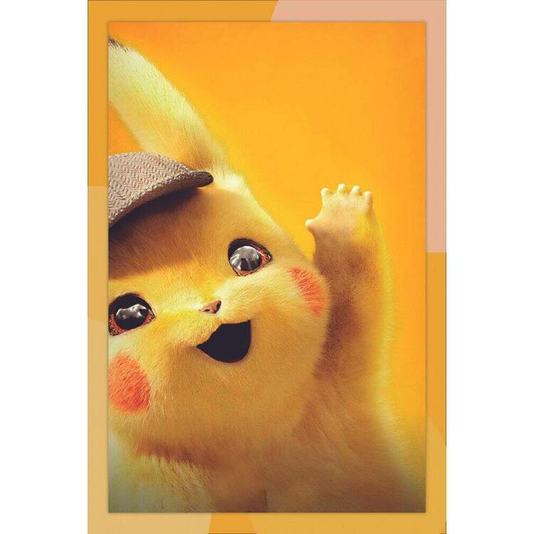 Placa Decorativa Detetive Pikachu