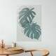Placa Decorativa Abstrato Folhas