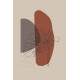 Placa Decorativa Abstrato Folha e Meio C�rculos