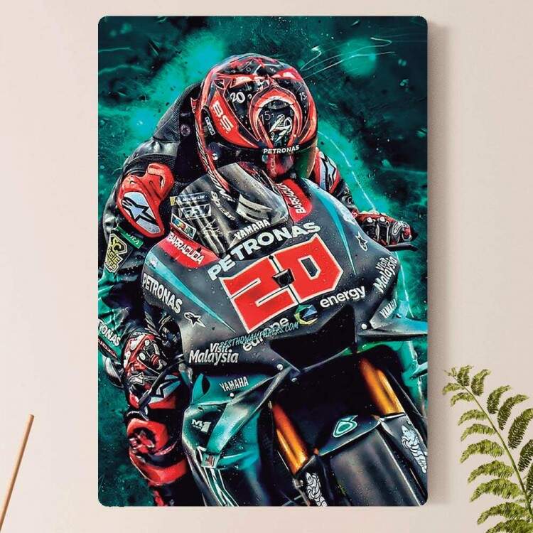 Placa Decorativa Motoqueiro Petronas
