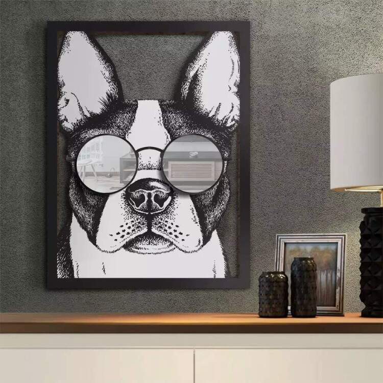 Quadro Decorativo de Cachorro de culos
