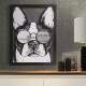 Quadro Decorativo de Cachorro de �culos
