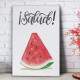 Quadro Decorativo Melancia Salud