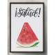 Quadro Decorativo Melancia Salud