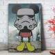 Quadro Decorativo Mickey Mouse Star Wars