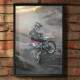 Quadro Decorativo Motocross para Decora��o Sofisticada