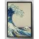 Quadro Decorativo Ondas Pintura Japonesa