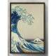 Quadro Decorativo Ondas Pintura Japonesa