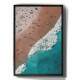 Quadro Decorativo Pintura Praia Vista de Cima
