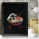Quadro Decorativo Praia de Sushi