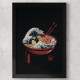 Quadro Decorativo Praia de Sushi