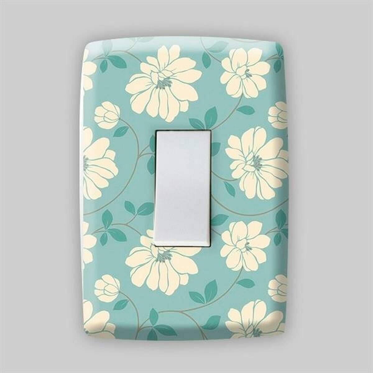 Adesivo para Espelho de Tomada ou Interruptor Floral 21