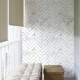 Papel de Parede Chevron M�rmore Branco