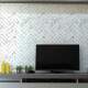 Papel de Parede Chevron M�rmore Branco