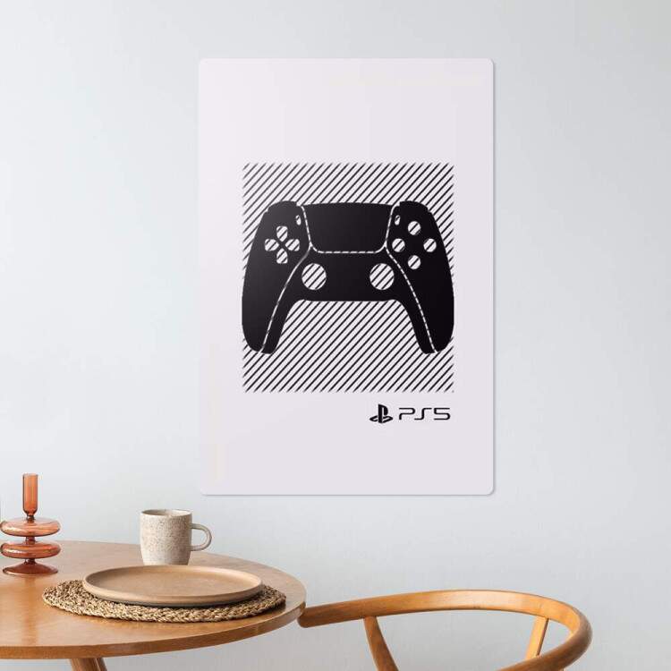Placa Decorativa Controle PS5