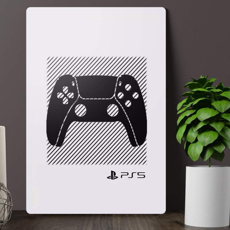 Placa Decorativa Controle PS5