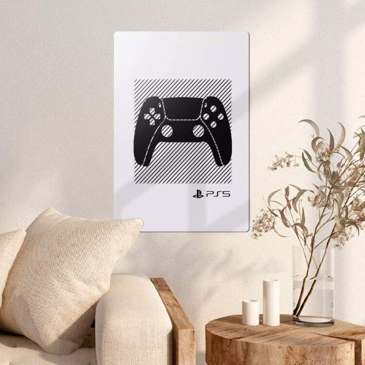 Placa Decorativa Controle PS5