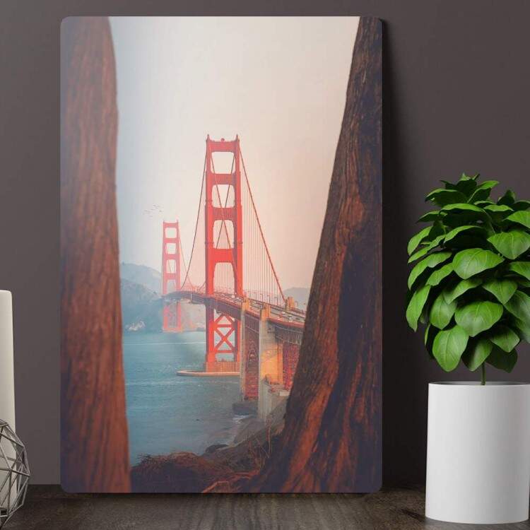 Placa Decorativa Ponte Golden Gate Bridge San Francisco