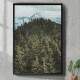 Quadro Decorativo Floresta e Montanhas