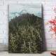 Quadro Decorativo Floresta e Montanhas