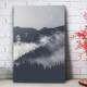 Quadro Decorativo Montanhas com Neblina