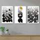 Kit Quadros Decorativos Abstrato Geom�trico C�rculos