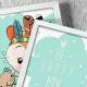 Kit 2 Quadros Decorativos Raposinha Be Happy My Baby